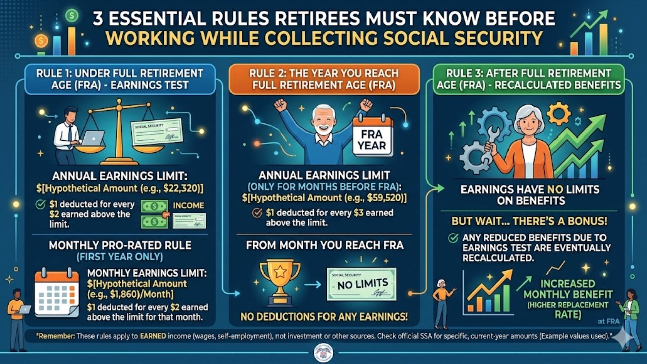 3 Essential Rules Retirees Must Know Before Working While Collecting Social Security