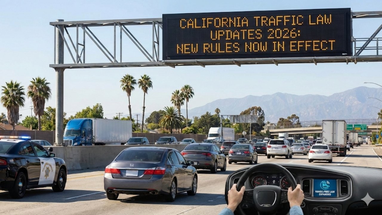 California Traffic Law Updates 2026: New Rules Now in Effect