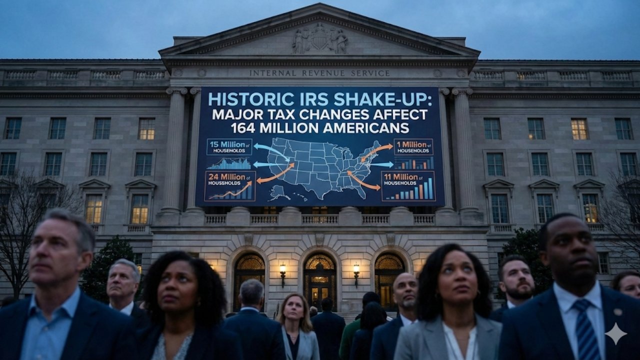 Historic IRS Shake-Up: Major Tax Changes to Affect 164 Million Americans
