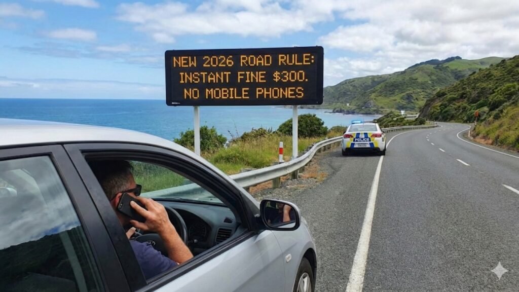 New 2026 Road Rule in New Zealand: Drivers Could Be Fined $300 Instantly for This Common Mistake