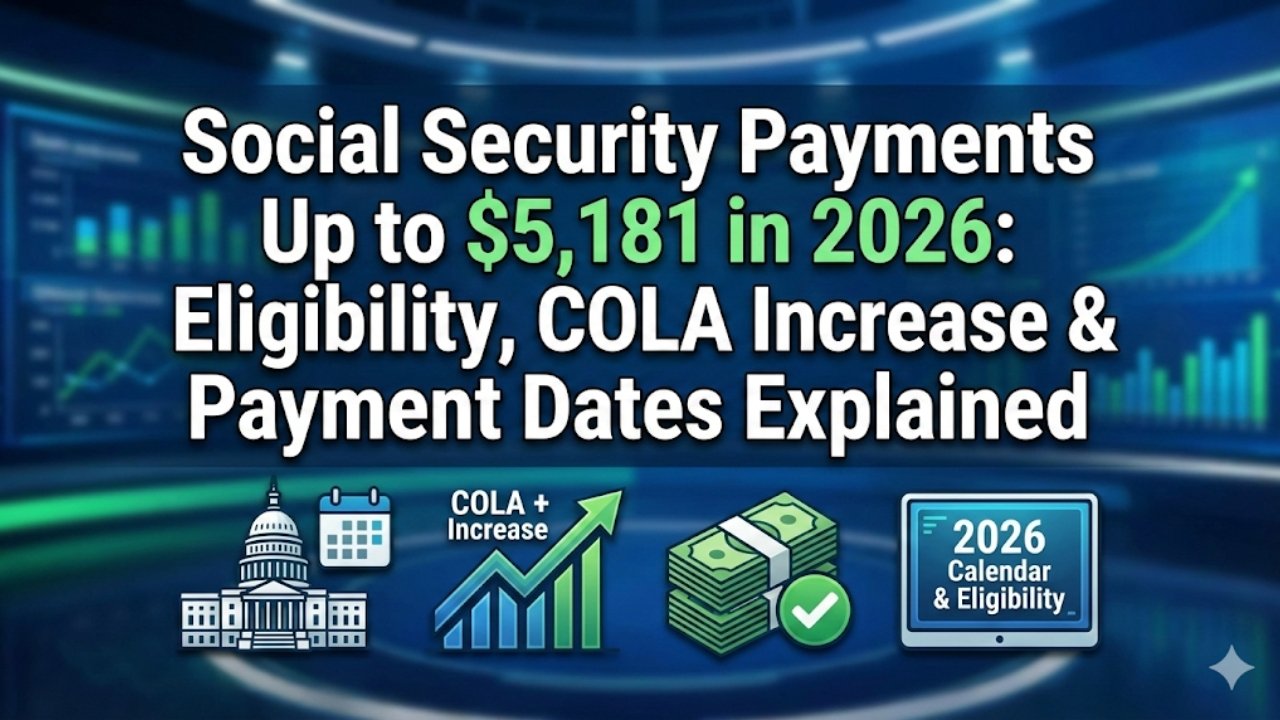 Social Security Payments Up to $5,181 in 2026: Eligibility, COLA Increase & Payment Dates Explained