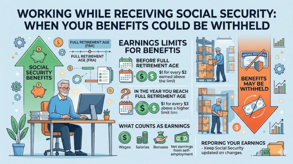 Working While Receiving Social Security: When Your Benefits Could Be Withheld